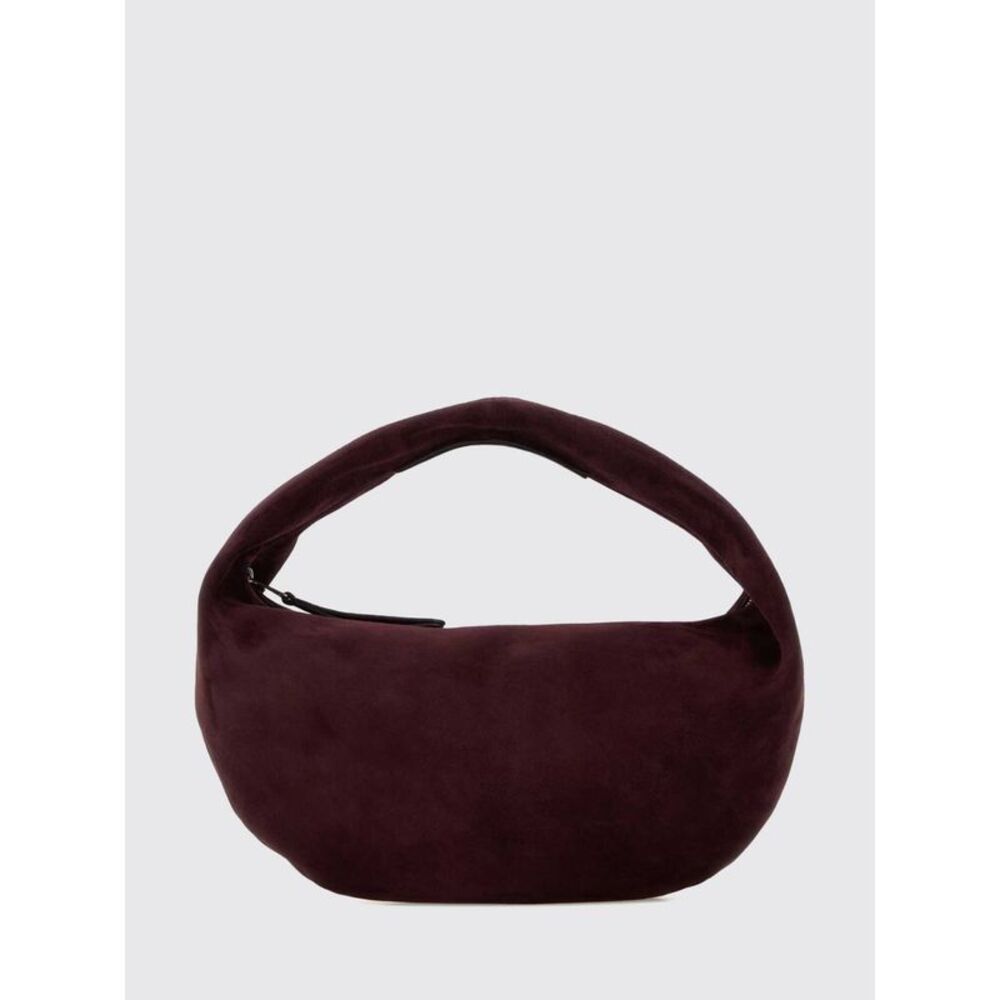 Khaite Women Olivia Suede Handbag Khaite With A Rounded Hobo Shape